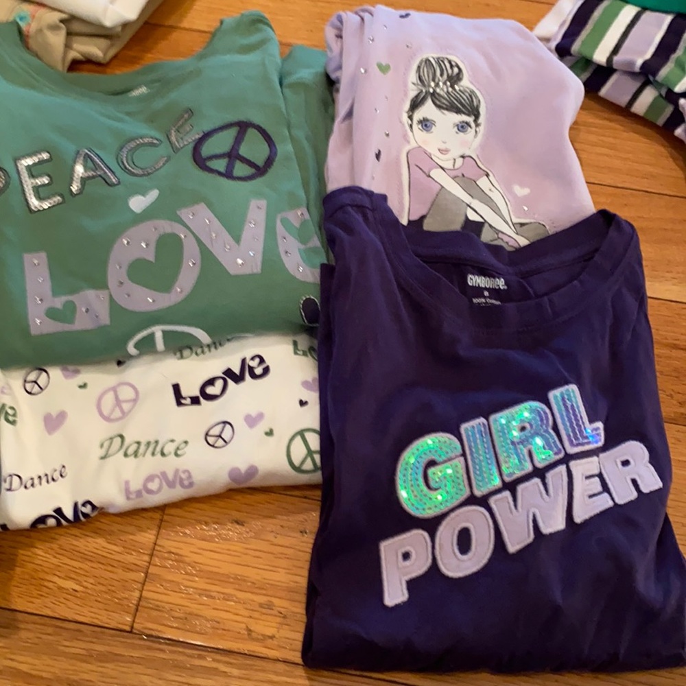 Gymboree lot 2 pants 4 shirts size 8